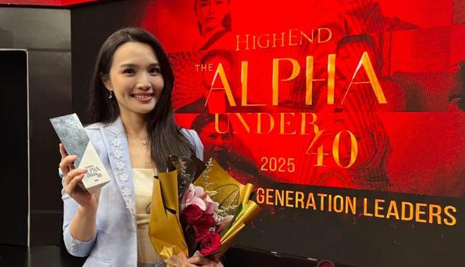 Diana Jo Terima Penghargaan Alpha Under 40 2025 untuk Perempuan Tangguh Hadapi Badai