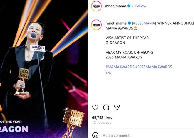 Pemenang MAMA Awards 2025 Hari Kedua, G-Dragon dan Stray Kids Raih Daesang