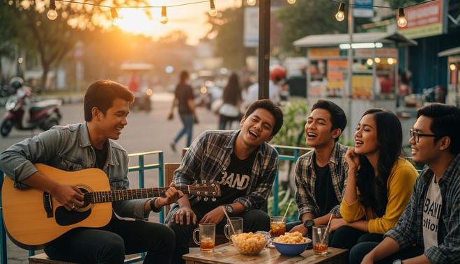 7 Chord Lagu Nongkrong, Pilihan Asyik untuk Main Gitar Bersama Teman