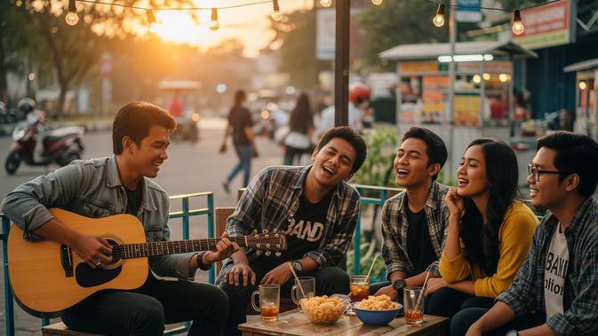 7 Chord Lagu Nongkrong, Pilihan Asyik untuk Main Gitar Bersama Teman