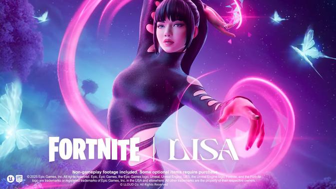 Lisa Blackpink Berperan Utama di Festival Fortnite Kolaborasi Bertema Alter Ego